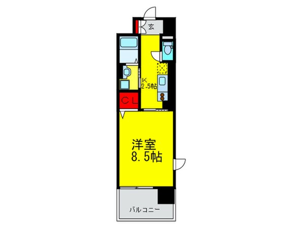 サニ－キャンプ今池の物件間取画像